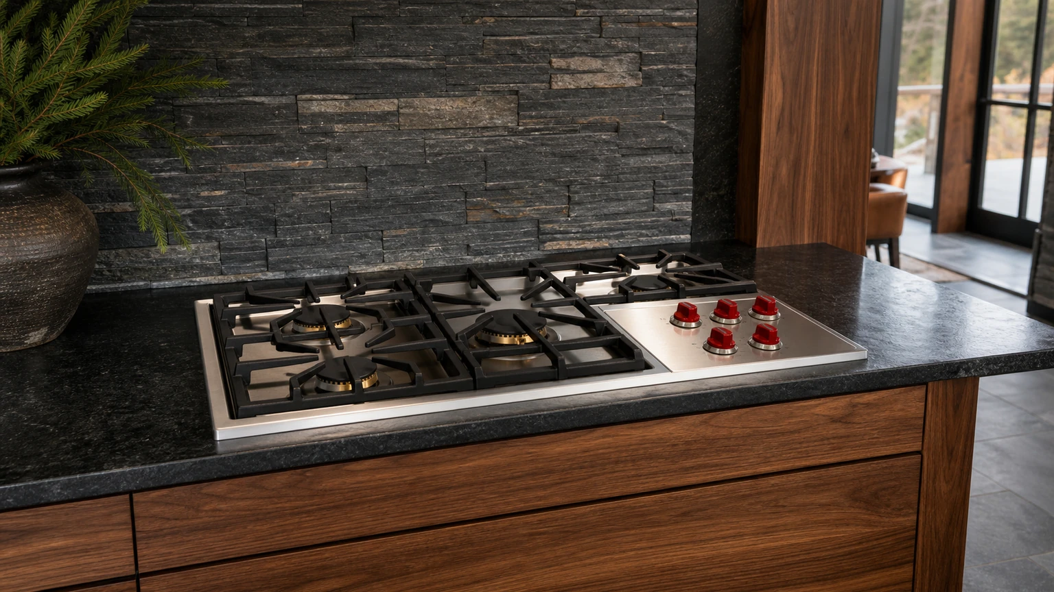 Built-in cooktop diagnostic visit in the service area