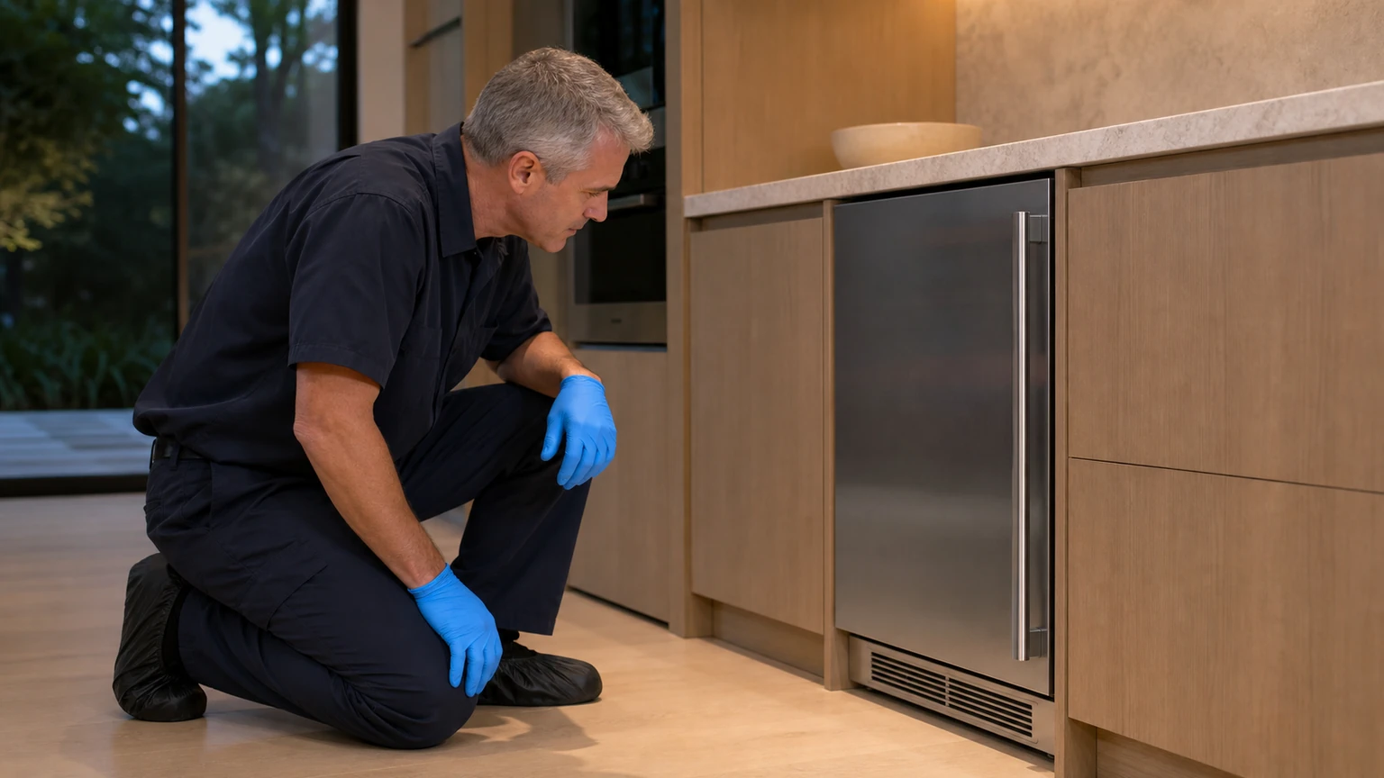 Undercounter ice maker diagnostic visit in East Hampton